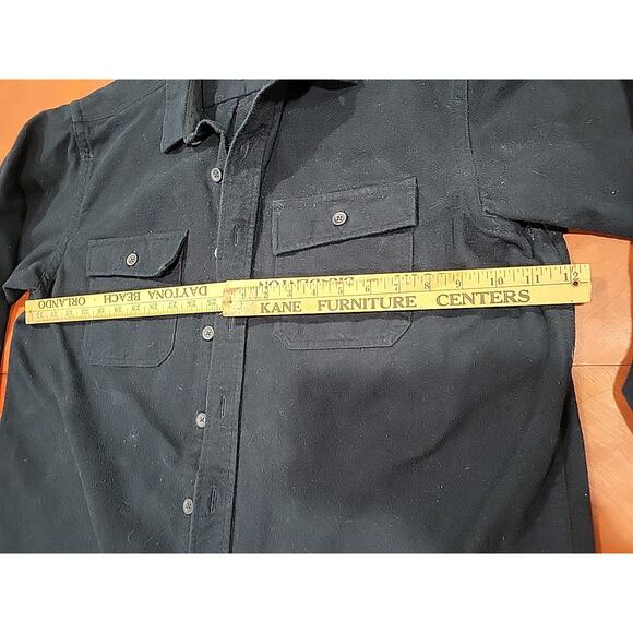 LL Bean Shirt Mens Large Tall Blue Flannel Traditional Fit Shacket Outdoor - Picture 9 of 12